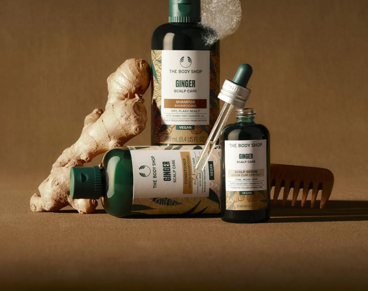 Shampoing soin du cuir chevelu au gingembre